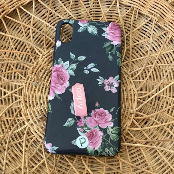 Floral pink Loopy case - iPhone X - Picture 1 of 4